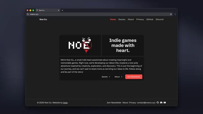 Noe Co. Website